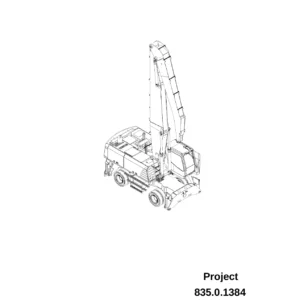 Sennebogen 835 Material Handler Spare Parts List – Project 835.0.1384 Parts Manual PDF