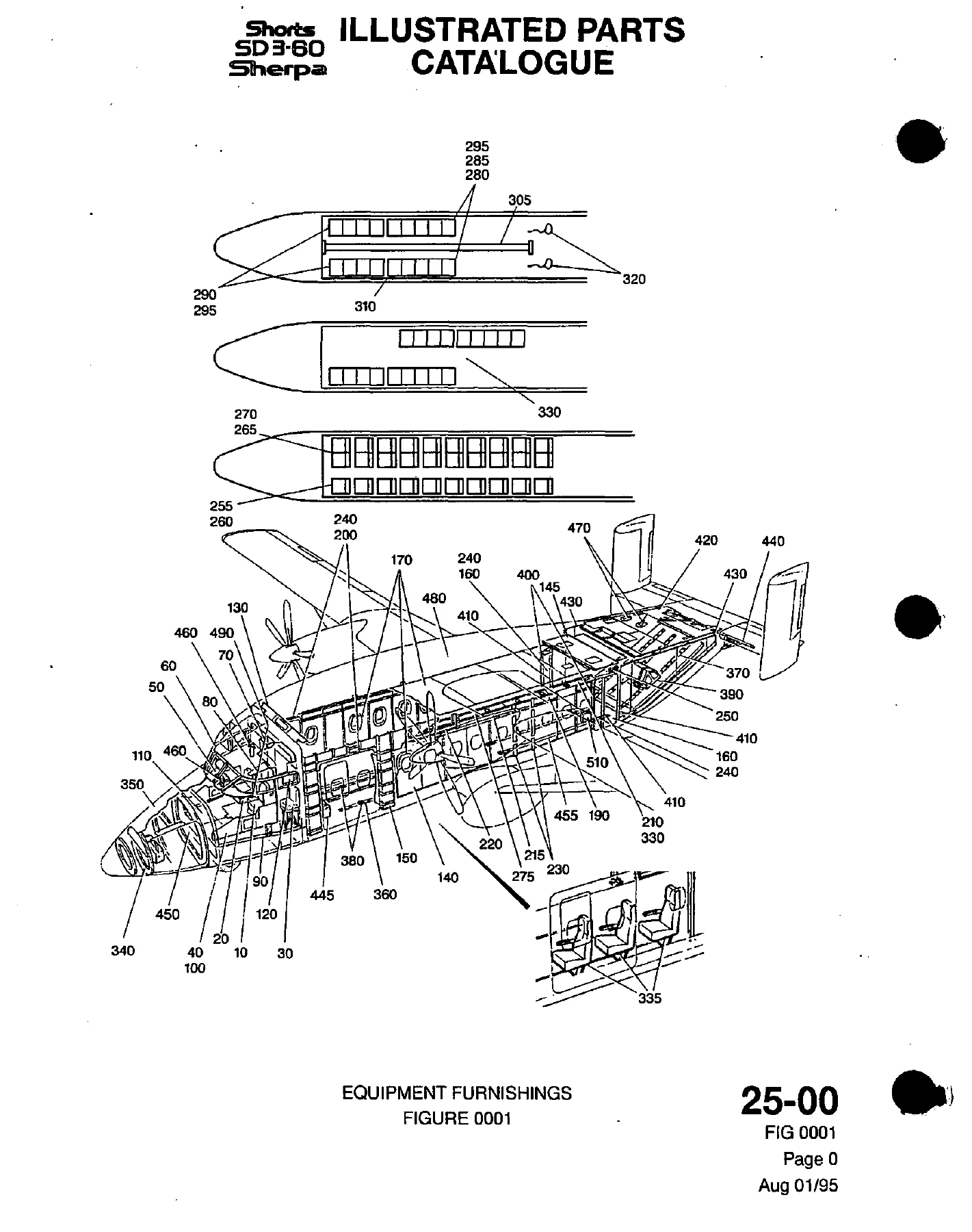 Shorts SD3-60 Sherpa Illustrated Parts Catalogue Volume 2 - Airframe Systems IPC PDF - Image 2