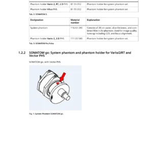 Siemens SOMATOM go. X. Pro.Pulse CT System Calibration Service Manual - CT00-000.817.03.10.02