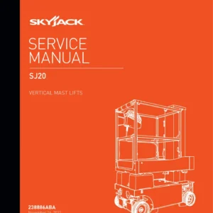 Skyjack SJ20 Vertical Mast Lift Service Manual 238886ABA PDF