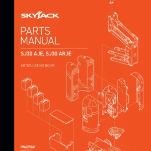 Skyjack SJ30AJE SJ30ARJE Articulating Boom Parts Manual 196273AI 2024 PDF
