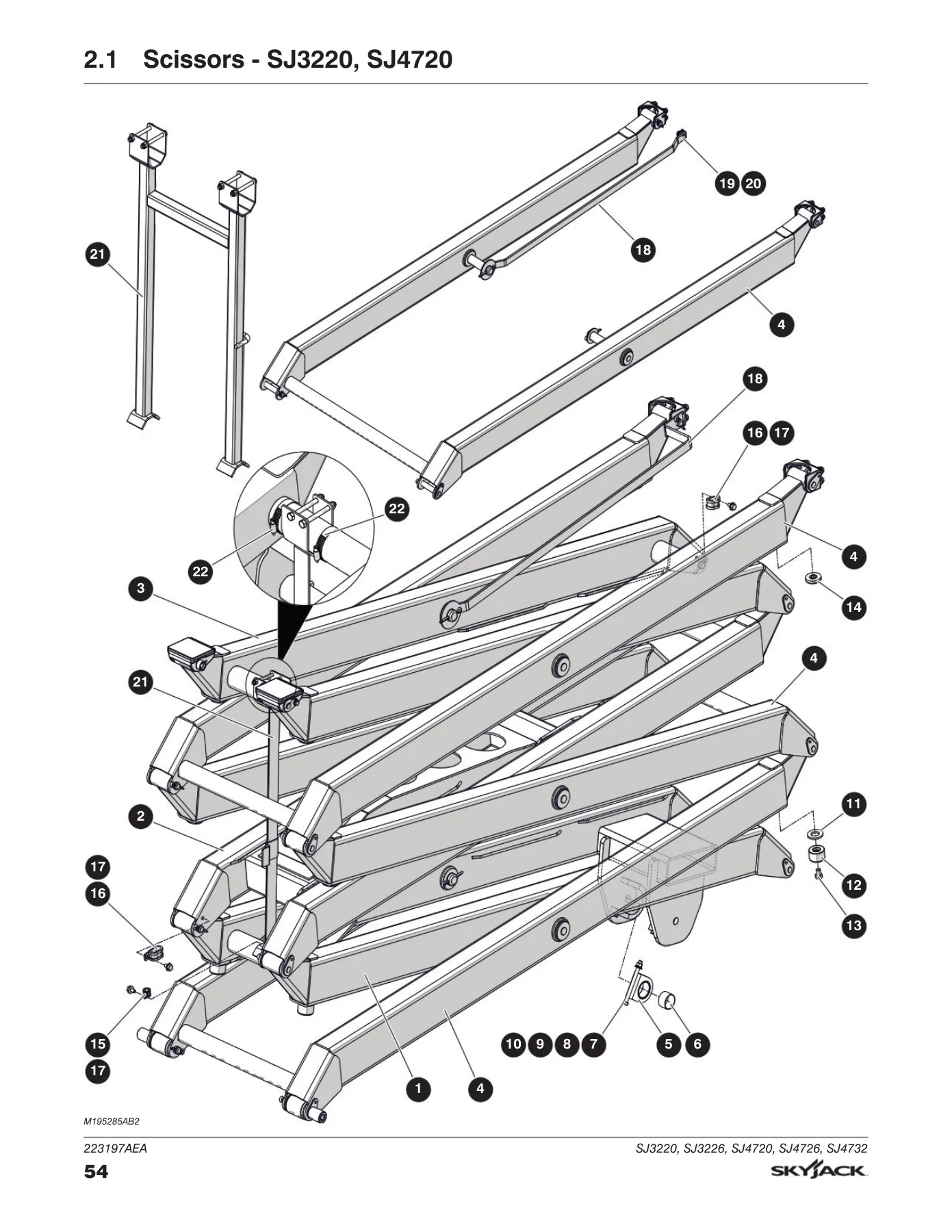 Skyjack SJ3220 SJ3226 SJ4720 SJ4726 SJ4732 Parts Manual - 223197AEA 2024 - Image 3