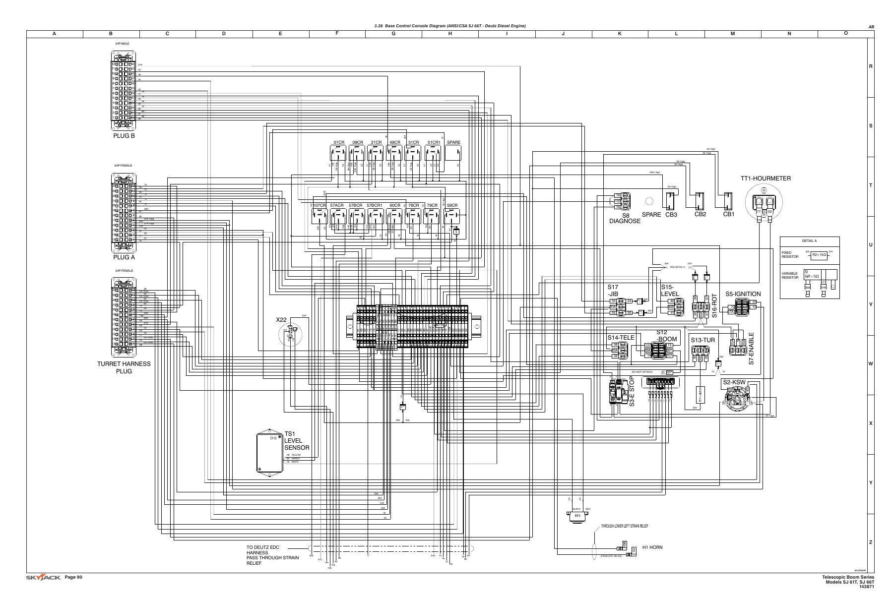 Skyjack SJ61T SJ66T Telescopic Boom Lift Service Manual - 143871AM - Image 3
