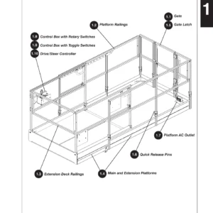 Skyjack SJ6826 RT & SJ6832 RT Rough Terrain Scissor Lift Parts Manual 194370AB 2015