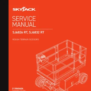 Skyjack SJ6826 RT & SJ6832 RT Rough Terrain Scissors Service Manual - 213560AEA