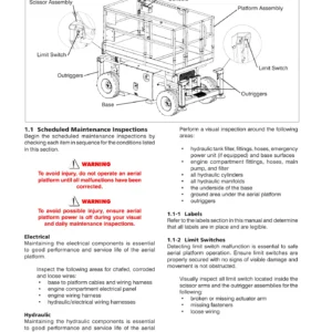 Skyjack SJ6826RT SJ6832RT Compact Rough Terrain Scissor Service Manual - 143899AC