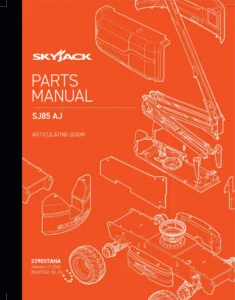 Skyjack SJ85 AJ Articulating Boom Lift Parts Manual 229037AHA PDF