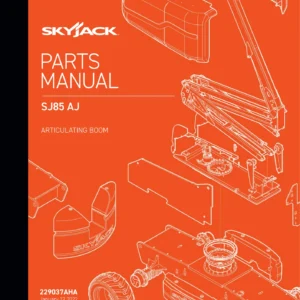 Skyjack SJ85 AJ Articulating Boom Lift Parts Manual 229037AHA PDF