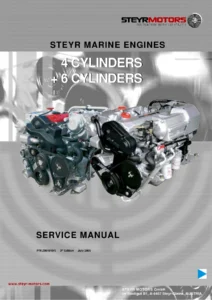 Steyr 4 & 6 Cylinder Marine Diesel Engine Workshop Service Manual - 3rd Edition PDF