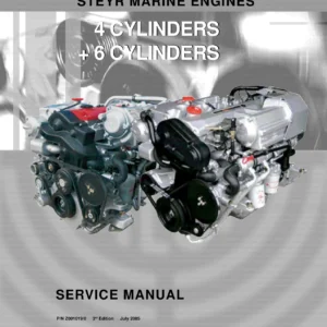 Steyr 4 & 6 Cylinder Marine Diesel Engine Workshop Service Manual - 3rd Edition PDF