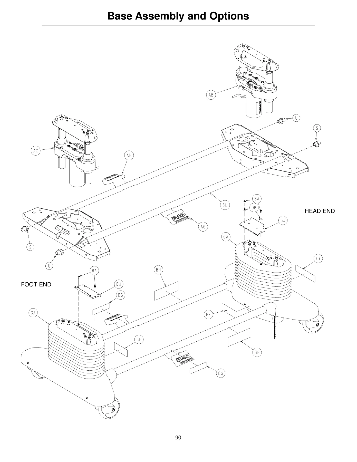 Stryker Secure II Model 3002 Med-Surg Bed Maintenance Manual - 3002-009-002 Rev D - Image 2