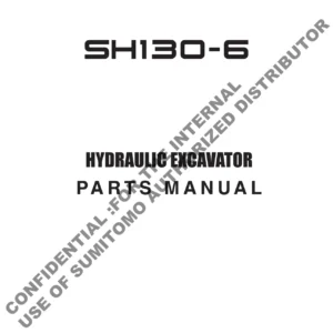 Sumitomo SH130-6 Hydraulic Excavator Parts Manual - WCL1306D-0F PDF Download