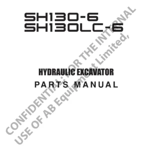 Sumitomo SH130-6 SH130LC-6 Hydraulic Excavator Parts Manual PDF
