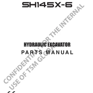 Sumitomo SH145X-6 Hydraulic Excavator Parts Manual PDF - WCL145X6-0T