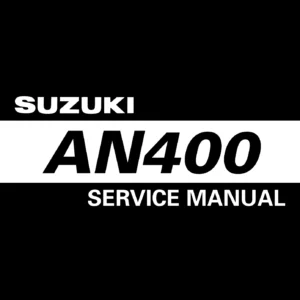 Suzuki AN400 K7 K8 K9 Burgman 400 Scooter Service Manual 2007-2009 Full Workshop Guide