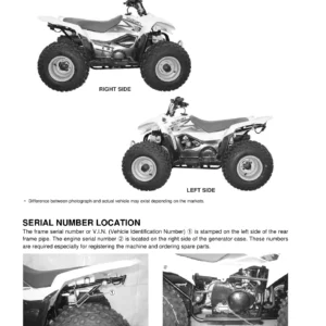 Suzuki LT-Z50 Service Manual 2006-2009 Repair & Supplement PDF