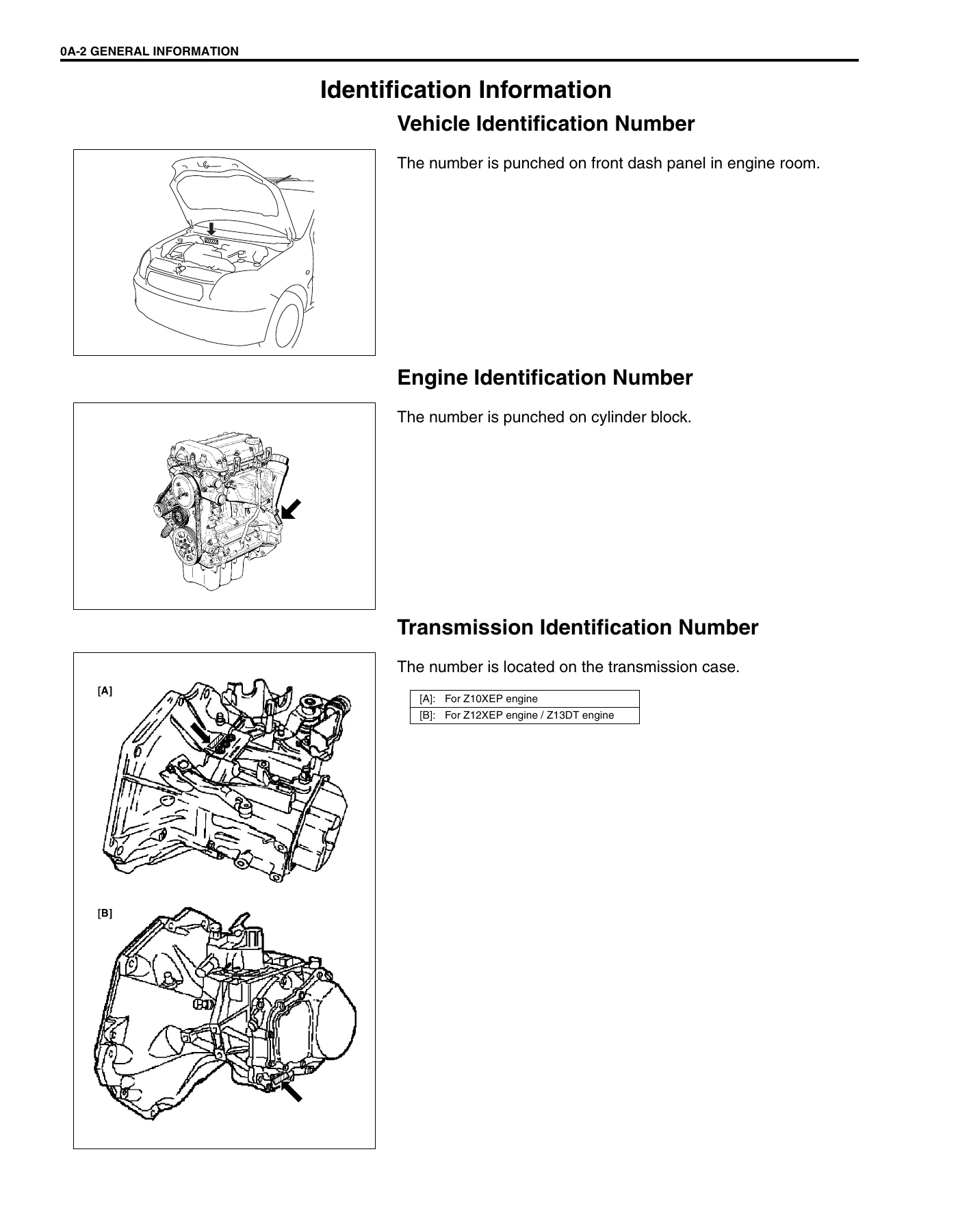 Suzuki Wagon R+ RB310 RB412 RB413D Service Manual - Z10XEP Z12XEP Z13DT Engine Repair - Image 2