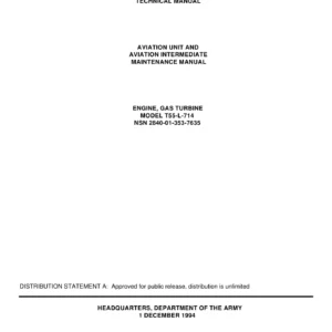 T55-L-714 Gas Turbine Engine Technical Manual - TM 1-2840-252-23-2