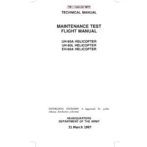 TM 1-1520-237-MTF UH-60A UH-60L EH-60A Helicopter Maintenance Test Flight Manual