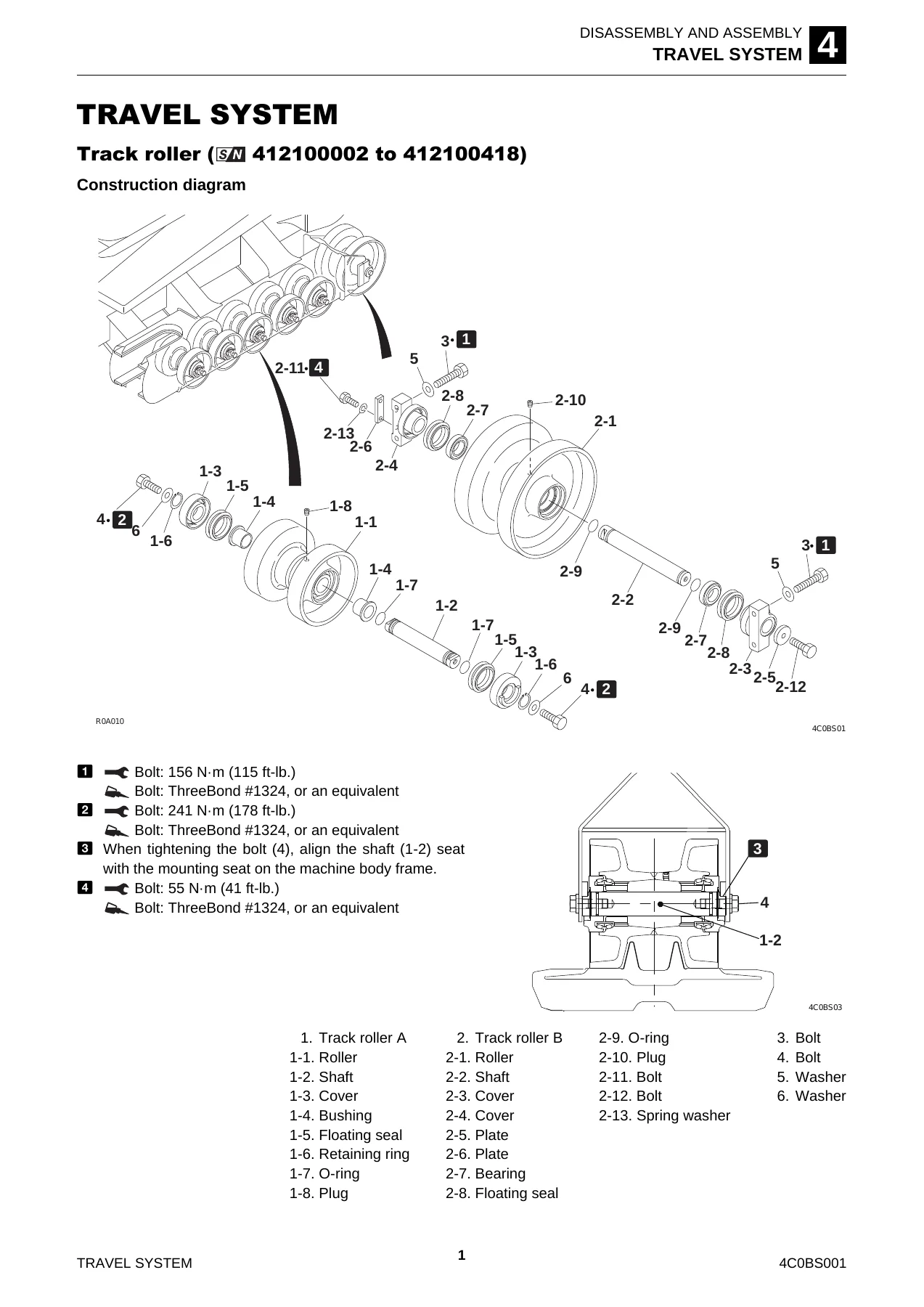 Takeuchi TL12R-2 Track Loader Workshop Service Manual CR1E008 - Image 3