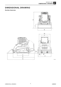 Takeuchi TL12R-2 Track Loader Workshop Service Manual CR1E008