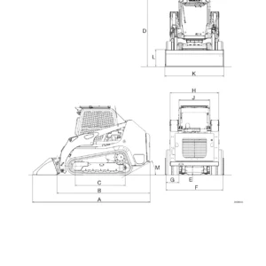 Takeuchi TL12R-2 Track Loader Workshop Service Manual CR1E008