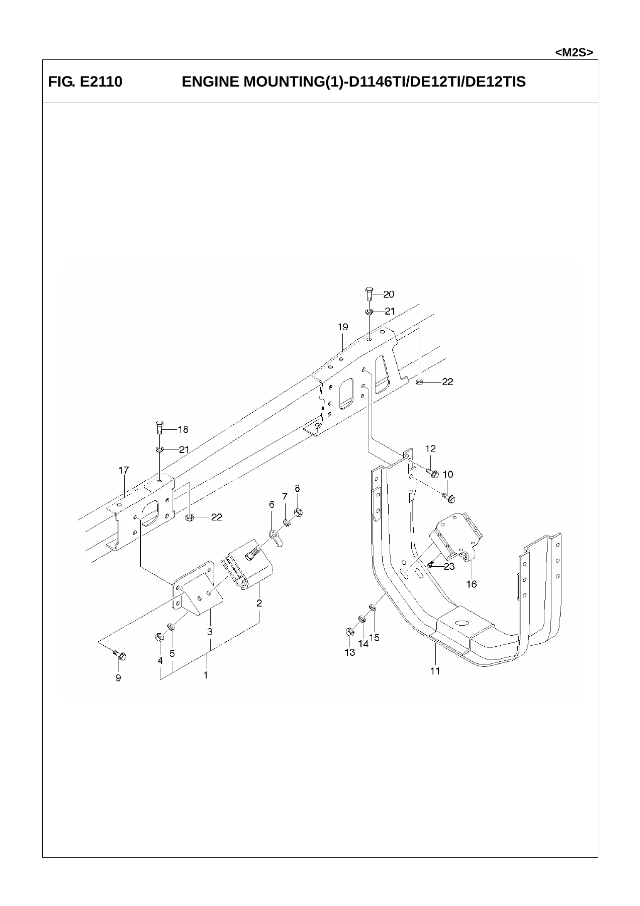 Tata Daewoo Heavy Truck Chassis Parts Catalog M2S6F M2SEF M2SVF - PDF Download - Image 2