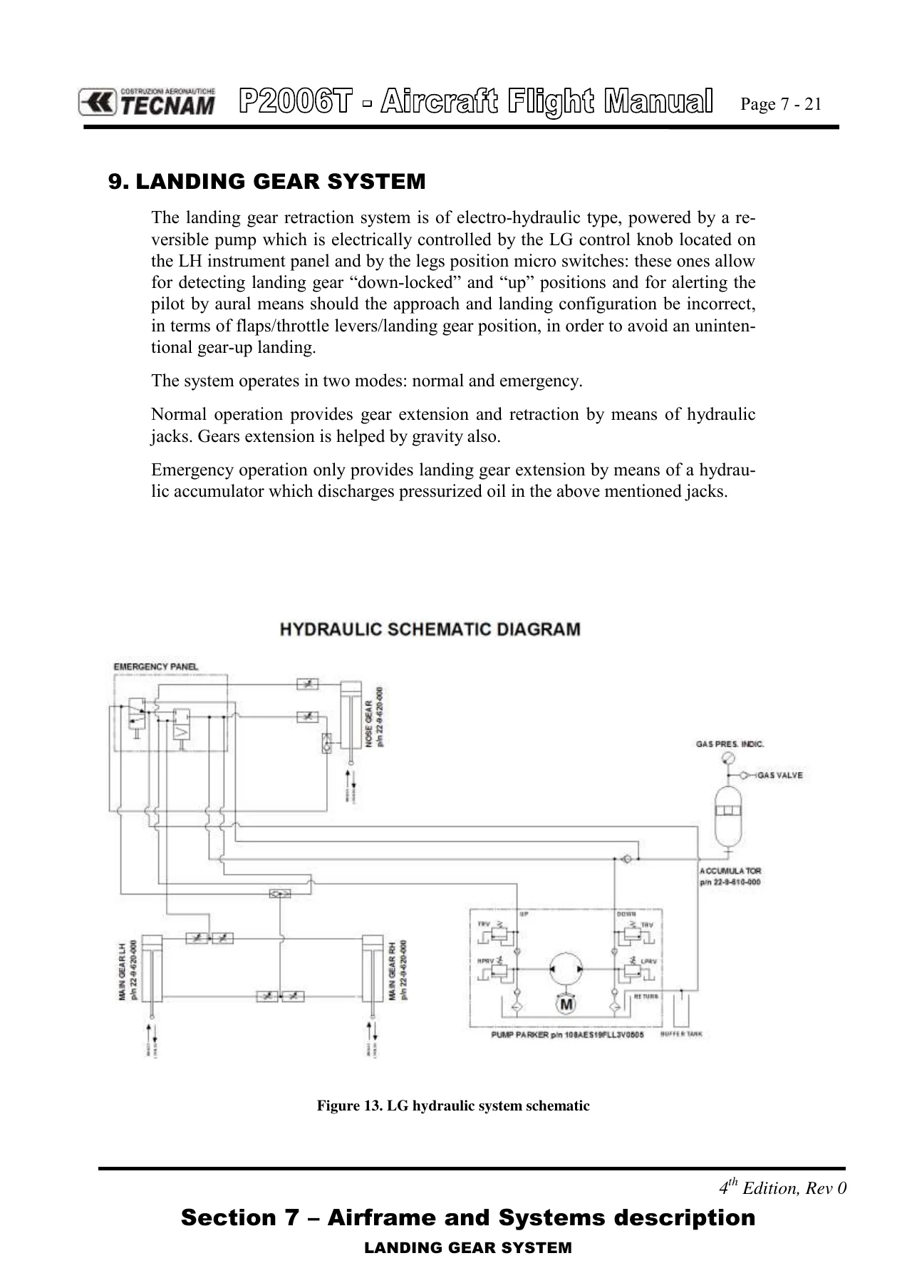 Tecnam P2006T Aircraft Flight Manual (AFM/POH) 4th Edition Rev. 2 - EASA Approved PDF - Image 3