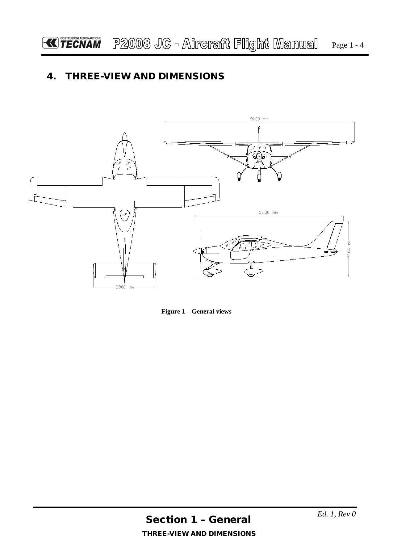Tecnam P2008 JC Aircraft Flight Manual (Doc. 2008/100) - 2015 Edition - Image 2