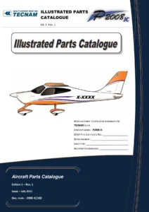 Tecnam P2008 JC Illustrated Parts Catalogue 2008JC-102 - Edition 1 Rev. 1 2021 PDF