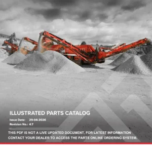 Terex Finlay 984 Horizontal Screener Illustrated Parts Catalog Revision 4.7 PDF