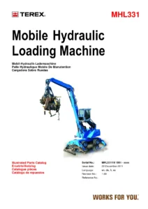 Terex Fuchs MHL331 Illustrated Parts Catalog 2011 - Serial 1561 and Up