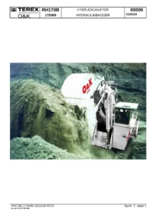 Terex O&K RH170B Hydraulic Excavator Parts Catalog 170069 - PDF Parts Manual