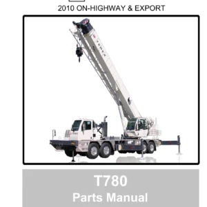 Terex T780 Parts Manual 12261-475 January 2013 2010 On Highway and Export