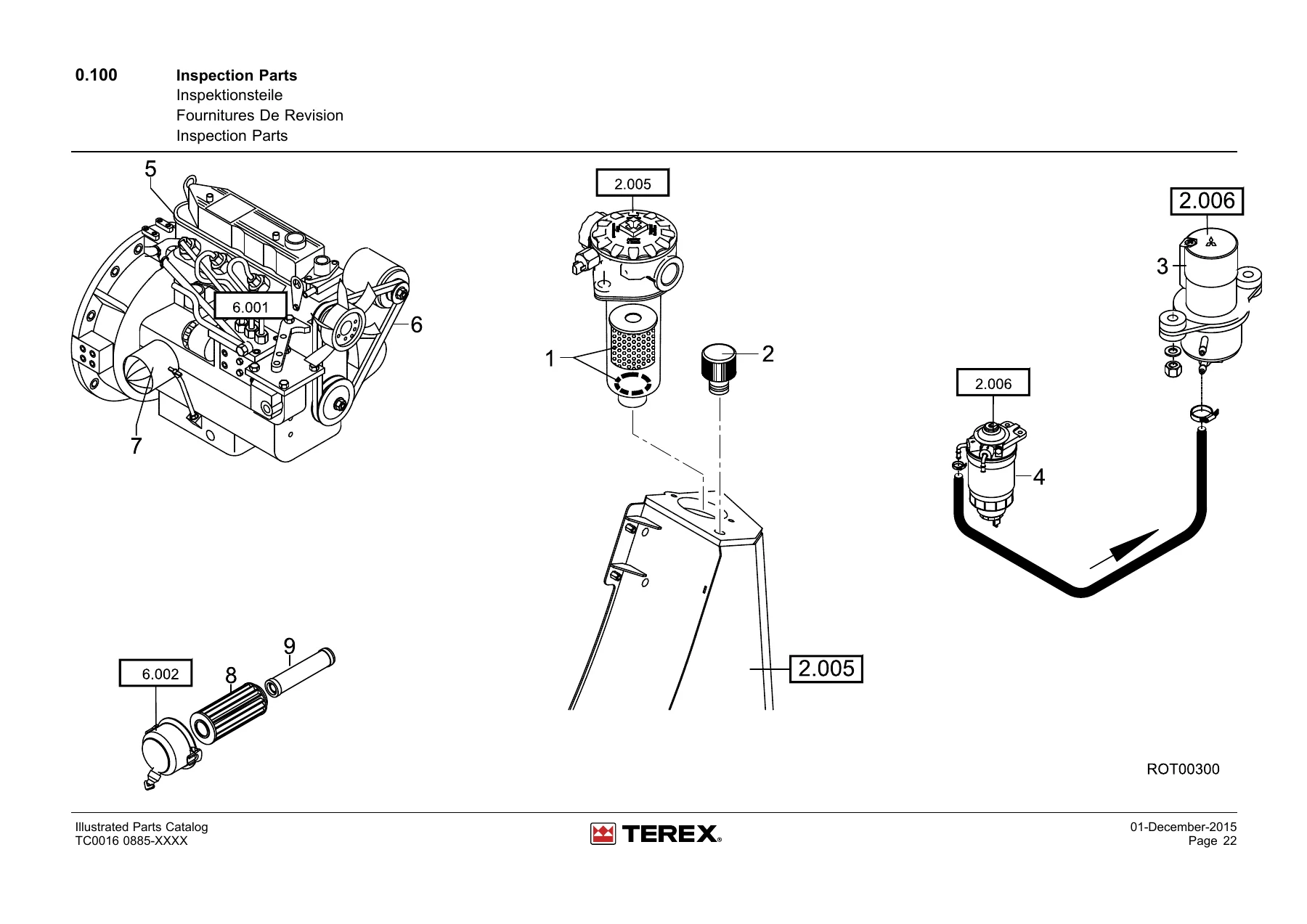 Terex TC16 Crawler Excavator Illustrated Parts Catalog PDF Manual - Image 2