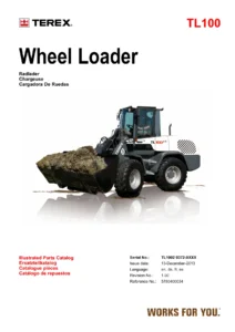Terex TL100 Wheel Loader Illustrated Parts Catalog Manual - Serial No. TL1002 0372-XXXX