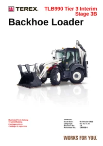 Terex TLB990 Backhoe Loader Illustrated Parts Catalog 1305GB-0 - PDF Download