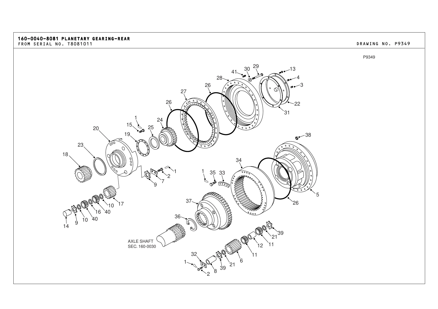 Terex TR100 Mining Truck Parts Book - DD/MTU 16V-2000 Serial T8081011-T8081063 PDF - Image 3