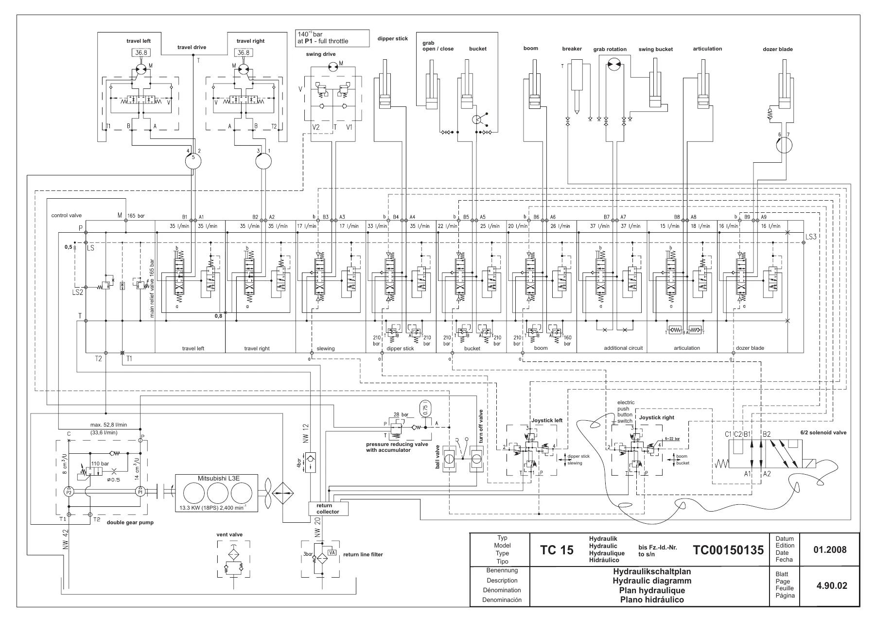 Terex TW TC TL Series Wheel Loader & Excavator Service Manual 2012 - Full PDF Workshop Guide - Image 3