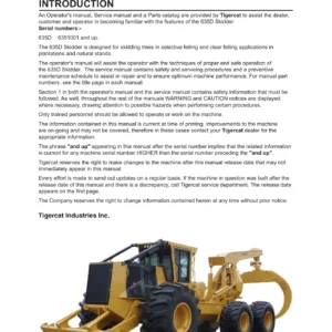Tigercat 635D Skidder Service Manual - Complete Repair & Maintenance Guide PDF