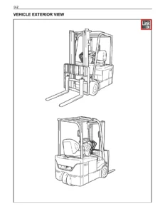 Toyota 7FBE13 7FBEF13-20 7FBEF15-20 Electric Forklift Repair Manual