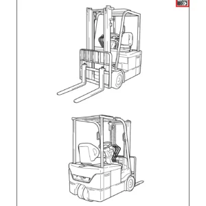 Toyota 7FBE13 7FBEF13-20 7FBEF15-20 Electric Forklift Repair Manual