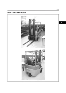 Toyota 7FBEST10 13 15 Electric Forklift Repair Manual - CE340-1 PDF