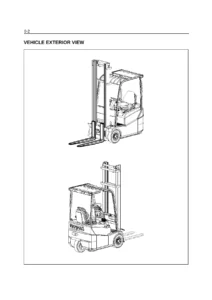 Toyota 7FBEST10 7FBEST13 7FBEST15 Electric Forklift Repair Manual - CE 340-3