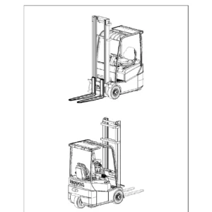 Toyota 7FBEST10 7FBEST13 7FBEST15 Electric Forklift Repair Manual - CE 340-3
