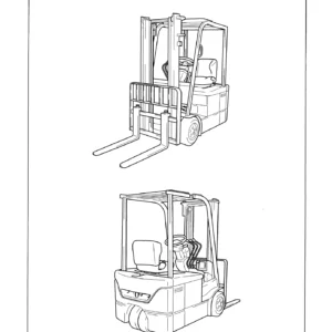Toyota 7FBEU15-20 7FBEHU18 Electric Forklift Service Repair Manual (April 2003)