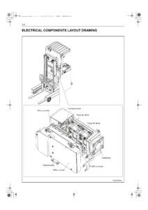 Toyota 7FBR10-18 Electric Forklift Electrical Repair Manual Volume 2 CE352