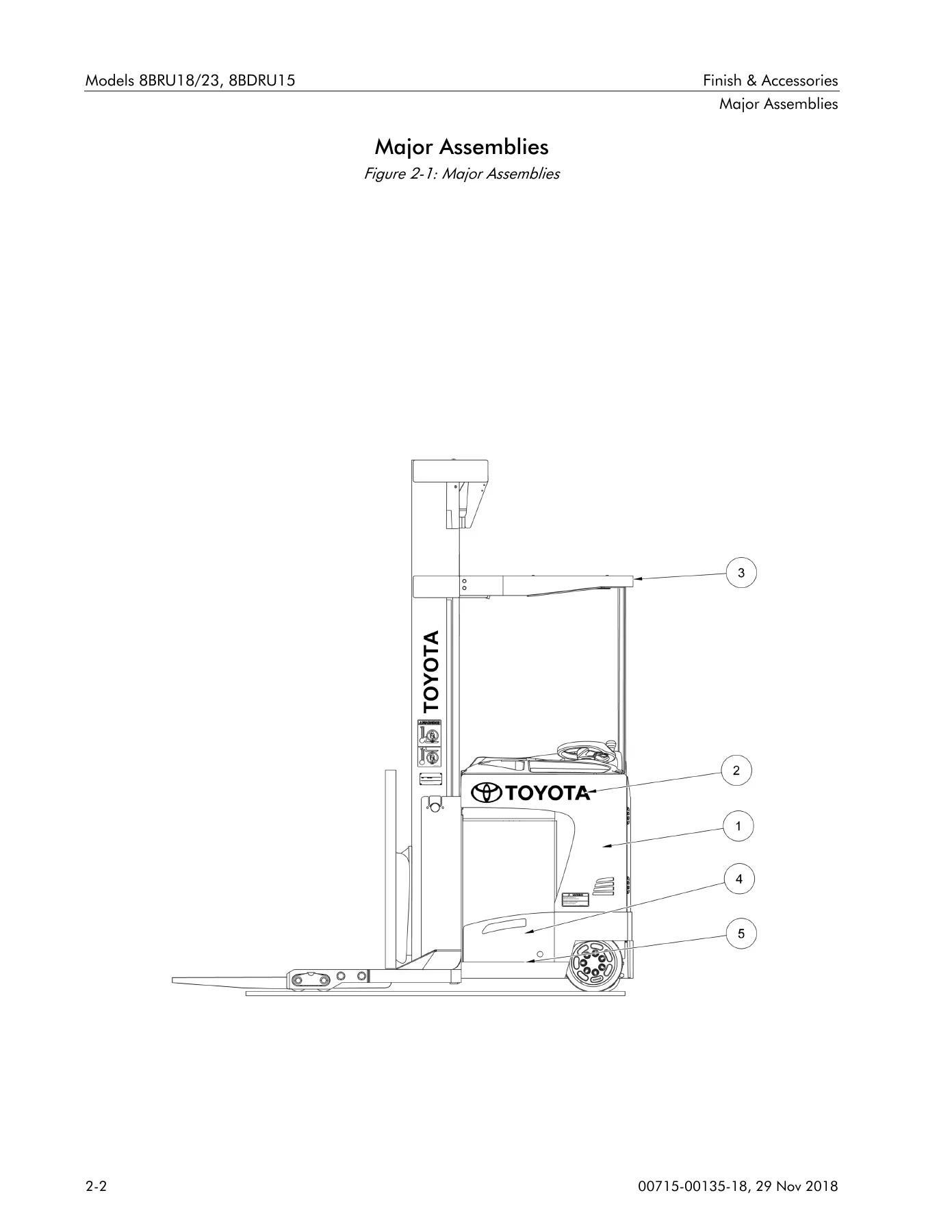 Toyota 8BRU18 8BRU23 8BDRU15 Reach Truck Parts Catalogue 2018 - PDF Download - Image 2