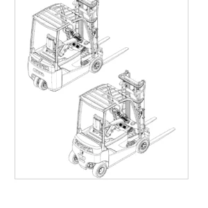 Toyota 8FBE 8FBEK 8FBM 8FBMK Electric Forklift Repair Manual - 779 Page Workshop PDF