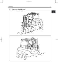 Toyota 8FG35N-80 8FD35N-80 Forklift Repair Manual Volume 1 - PDF Download